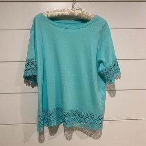 STYLUS Eyelet Detailed Top